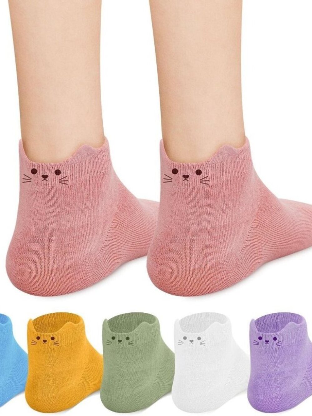Women's Cat Socks Cute Animal Socks Cat Mom Dog Mom Gifts for Women Teen Girl